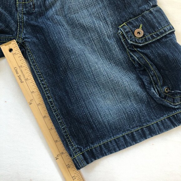 SOUTHPOLE Red Label Denim Cargo Shorts Boys 14 - Picture 9 of 10